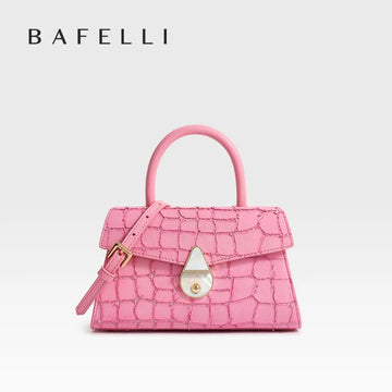 2023 Genuine Leather Pink Women Handbag Original Design Elegant Luxury Handbag Tote Bag New Female Shoulder Bag (MLTB-05)