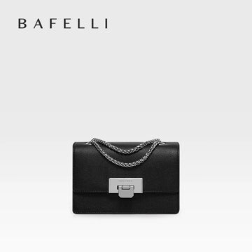 Bafelli - Women's Small Chain Bag, Fashion, Shoulder Bag, Crossbody, Classic Style, Silver Color (MLCB-04)