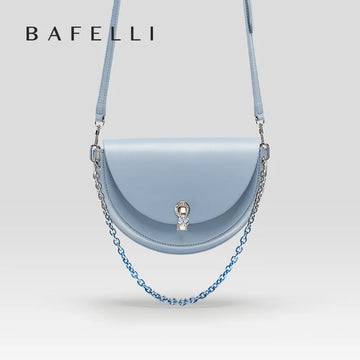 BAFELLI 2023 New Women's Handbag Diamond Strap Lock Crossbody Bag Luxury Brand Designer Women's Chain Bag (MLCB-03)