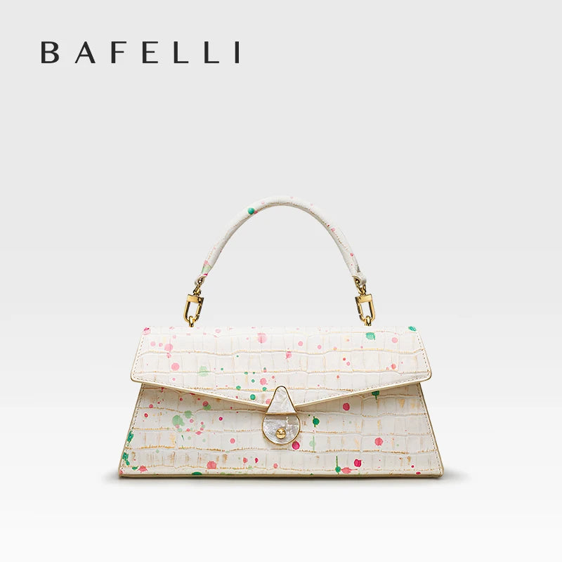 BAFELLI 2023 New Women Bag Luxury Brand Original Elegant Genuine Leather Shoulder Handbag Designer Purse (MLCB-06)